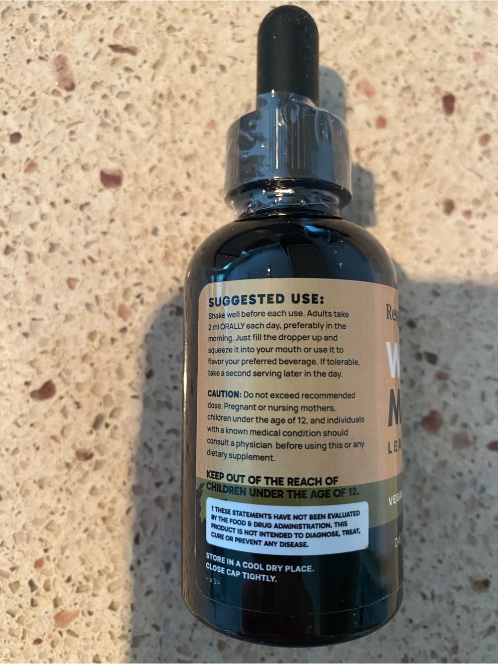 Wild Mullein Leaf Extract – Black Dropper Bottle - Picture 3 of 3